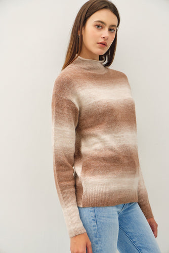 Gradient Wool Blend Sweater