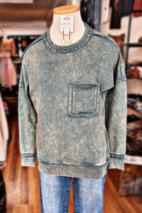 Evermore Mineral Wash Pullover