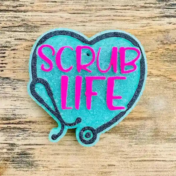 Scrub Life Car Freshie: Sweet Grace