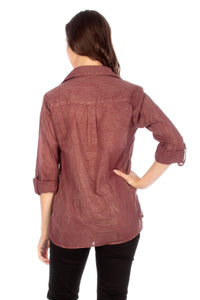 Iris Vintage Button Down Top