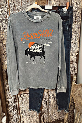 ROAM WILD LIVE FREE L/S Graphic Tee