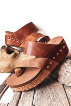 Load image into Gallery viewer, Pierre Dumas Tricia Sandal TAN
