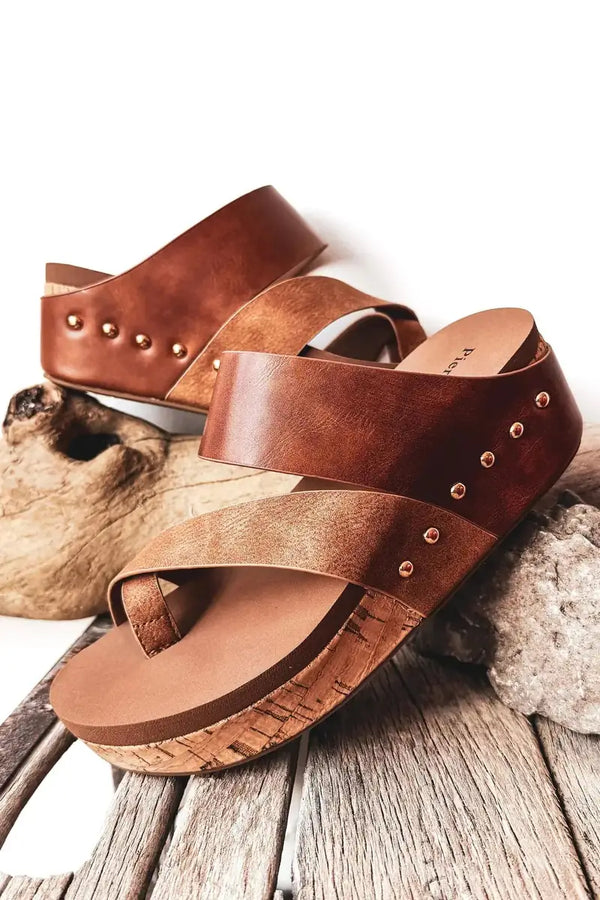 Pierre Dumas Tricia Sandal TAN