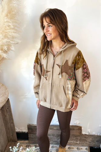 The Prairie Star Patch Hoodie Jacket
