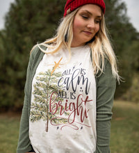 Load image into Gallery viewer, PRE-ORDER All Is Calm All is Bright Tee