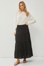 Load image into Gallery viewer, Tiered Maxi Skirt