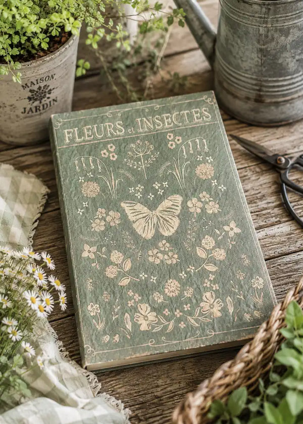 Vintage Volumes Fleurs et Insectes Journal