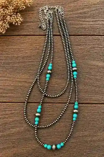 Desert Canyon Layered Turquoise Necklace