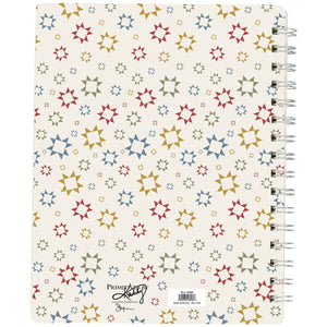 Primitives by Kathy - Star Quilt Spiral Notebook