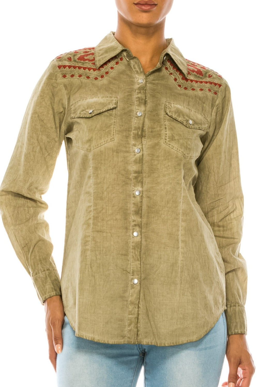 Santa Fe Embroidered Top