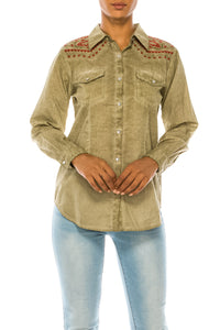 Santa Fe Embroidered Top
