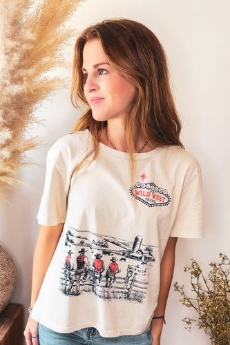 Wild West Wanderer Mineral‑Wash Tee