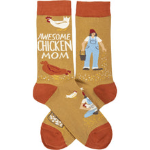 Load image into Gallery viewer, Primitives by Kathy - Awesome Chicken Mom Socks