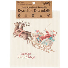 Load image into Gallery viewer, Primitives by Kathy - Christmas Swedish Dishcloth Set