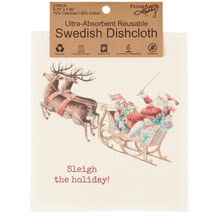 Primitives by Kathy - Christmas Swedish Dishcloth Set