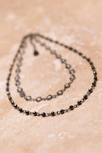 Load image into Gallery viewer, Dylan Designs - Kadee Necklace in Clear/Hematite
