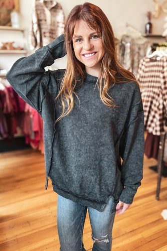 Ridgeway Ribbed Knit Pullover