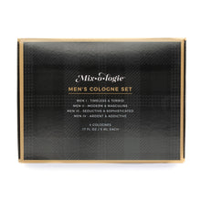 Load image into Gallery viewer, Box of Mixologie Men&#39;s Cologne Set on a white background