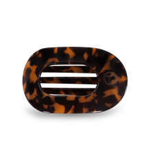 Load image into Gallery viewer, TELETIES - Round Flat Hair Clip | Small | Tortoise