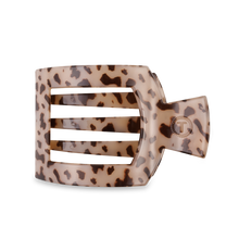 Load image into Gallery viewer, TELETIES - Square Flat Hair Clip | Large | Blonde Tortoise