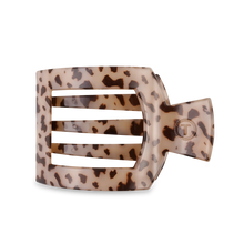 Load image into Gallery viewer, TELETIES - Square Flat Hair Clip | Large | Blonde Tortoise