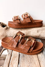 Load image into Gallery viewer, Naughty Monkey Marigold Sandal COGNAC