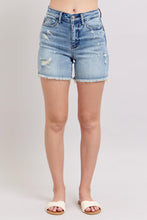 Load image into Gallery viewer, JUDY BLUE Frayed Hem Distressed Shorts