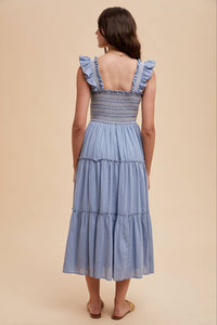 Brindle Grace Smocked Maxi Dress
