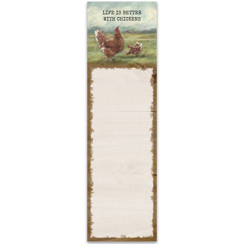 Primitives by Kathy - Better With Chickens List Pad