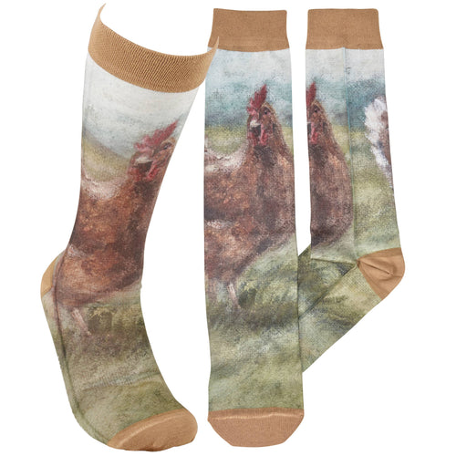 Primitives by Kathy - Chicken Socks