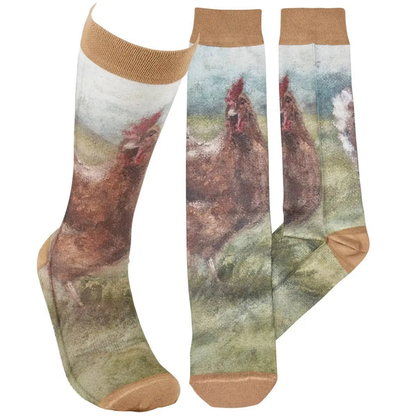 Primitives by Kathy - Chicken Socks