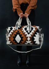 Load image into Gallery viewer, Aztec Textured Weekender Bag