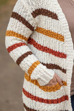 Load image into Gallery viewer, Fall Stripe Cardigan