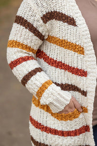 Fall Stripe Cardigan