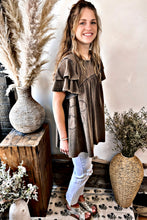 Load image into Gallery viewer, Dusty Rose Petal Top