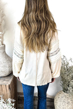 Load image into Gallery viewer, Prairie Dust Crochet Sleeve Knit Top