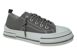 VERY G Aman Sparkle Slip-On Shoes GREY