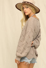 Load image into Gallery viewer, Pointelle Scalloped Sweater