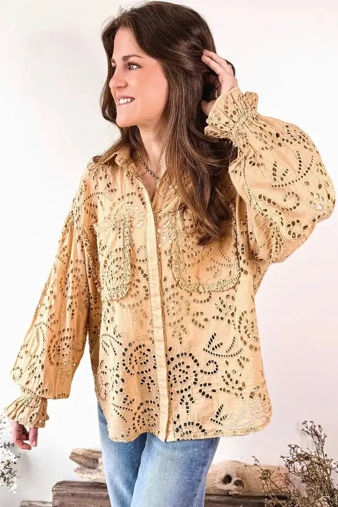Almond Grove Eyelet Shirt