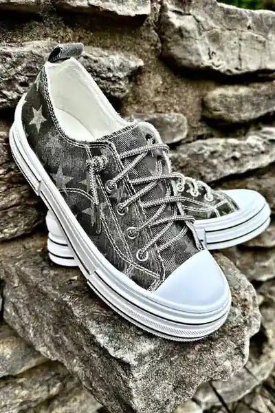VERY G Aman Khaki Star Sneaker