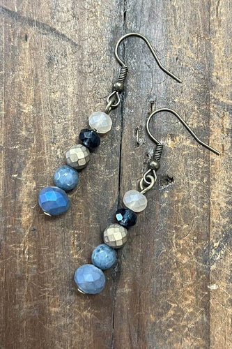 Micah Earrings Denim