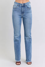 Load image into Gallery viewer, JUDY BLUE Bootcut Fray Hem Jean