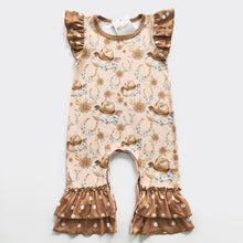 Load image into Gallery viewer, Cowgirl Hat Baby Romper