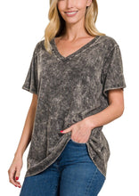 Load image into Gallery viewer, Maggie Mineral Wash Tee