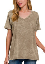 Load image into Gallery viewer, Maggie Mineral Wash Tee