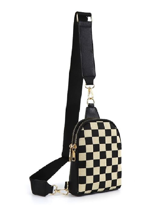 Checkered Crossbody Slingbag