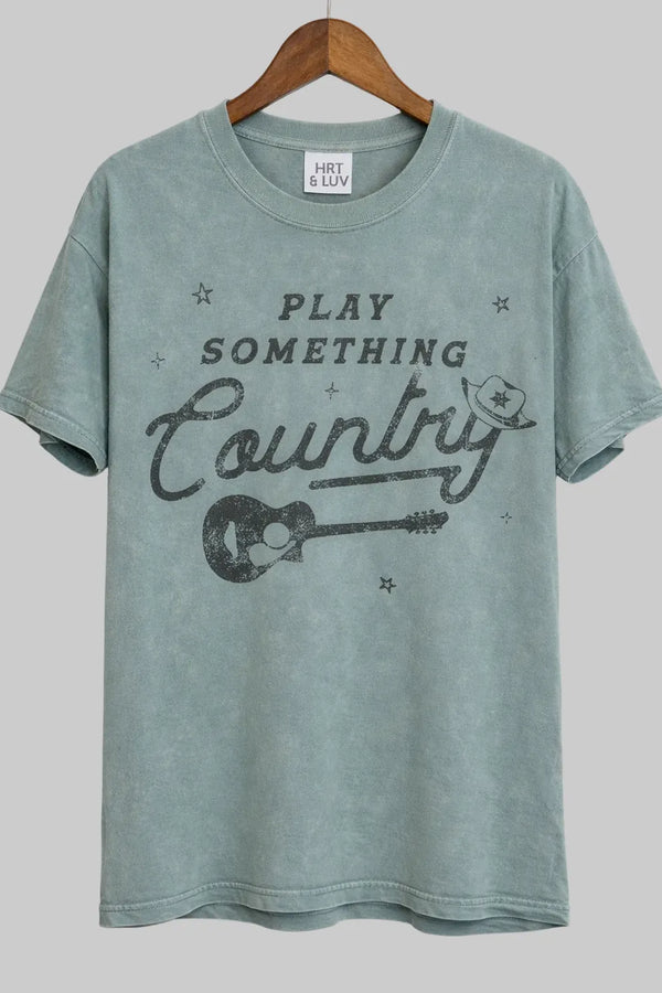 Play Something Country Graphic Tee