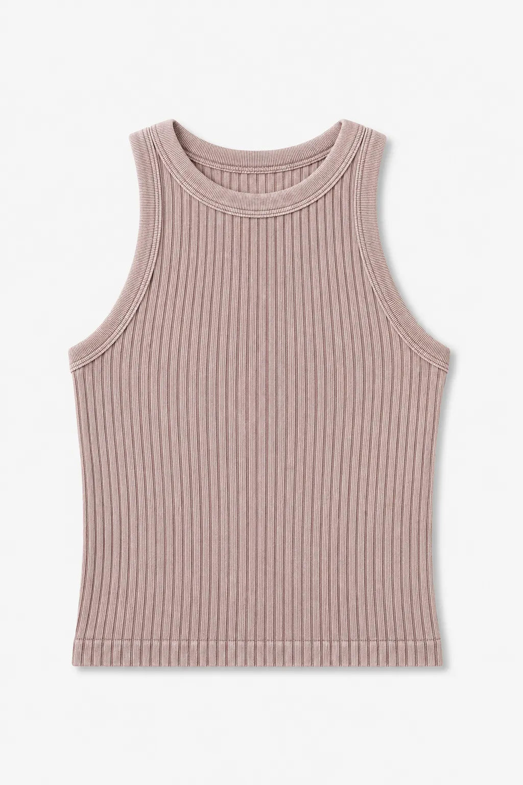 Ribbed Washed Seamless Tank Top