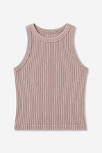 Load image into Gallery viewer, Ribbed Washed Seamless Tank Top