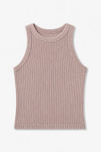 Load image into Gallery viewer, Ribbed Washed Seamless Tank Top